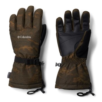 Columbia Whirlibird, Guantes Verde Oliva Azules Para Hombre | 547680-MKQ